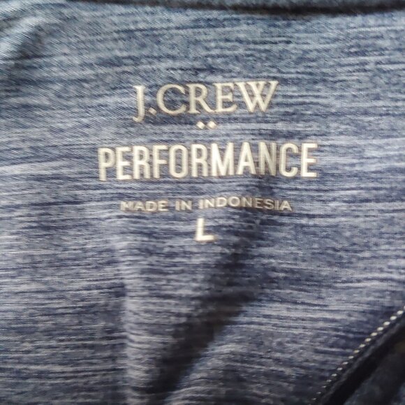 J. Crew Heather Gray Mens L Performance Pullover Dad Camping Golfing Hiking - Picture 6 of 6